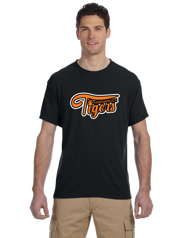 Tunkhannock Tigers T-Shirt Black Front Design